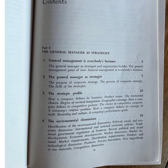 VTG Strategy & Organization text & cases in general management book 1973 harvard - Picture 6 of 8